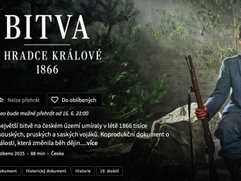 Bitva u Hradce Králové 1866 na ČT2!