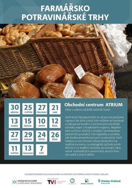 Farmářské trhy v Hradci Králové