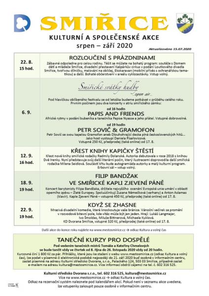 Kultura ve Smiřicích