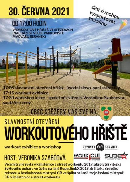 Otevření workout hřiště