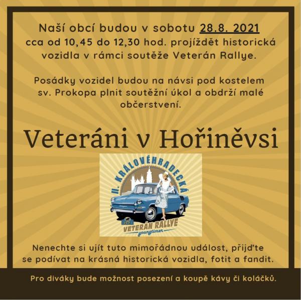 Veteráni v Hořiněvsi