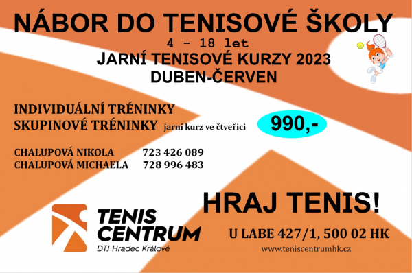 Nábor tenisové školy