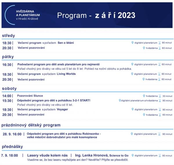 Září na hvězdárně