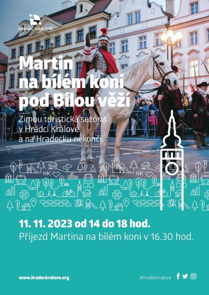 Martin na bílém koni