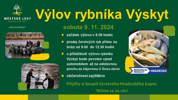 Výlov rybníku Výskyt