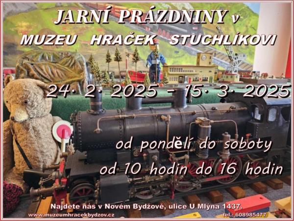 Jarní prázdniny v Muzeu hraček Stuchlíkovi