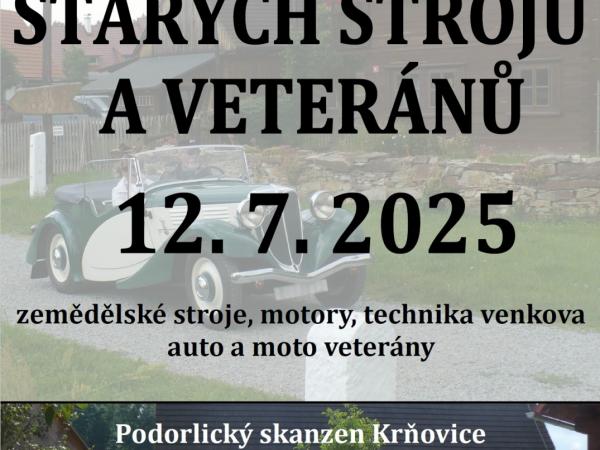 Setkání starých strojů a veteránů