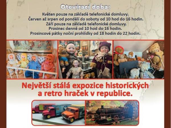 Muzeum hraček Stuchlíkovi - otevírací doba