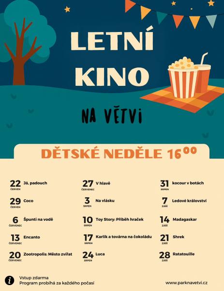 Letní kino Na Větvi - neděle