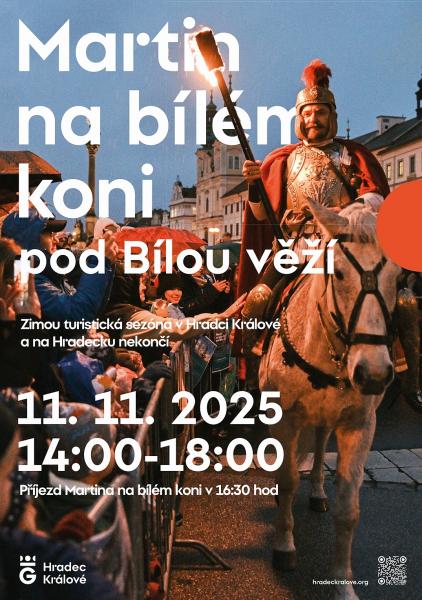 Martin na bílém koni pod Bílou věží