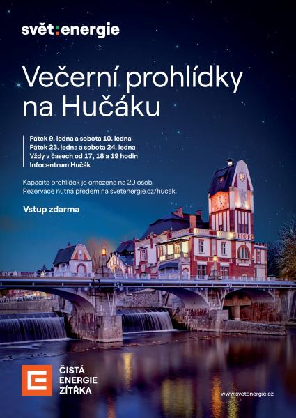 Večerní prohlídky na Hučáku
