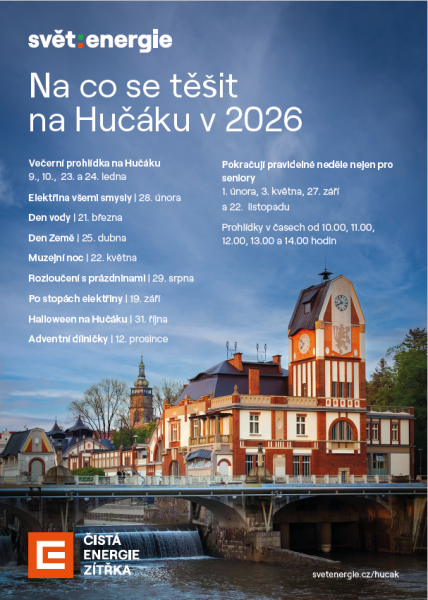 Na co se těšit na Hučáku v 2026