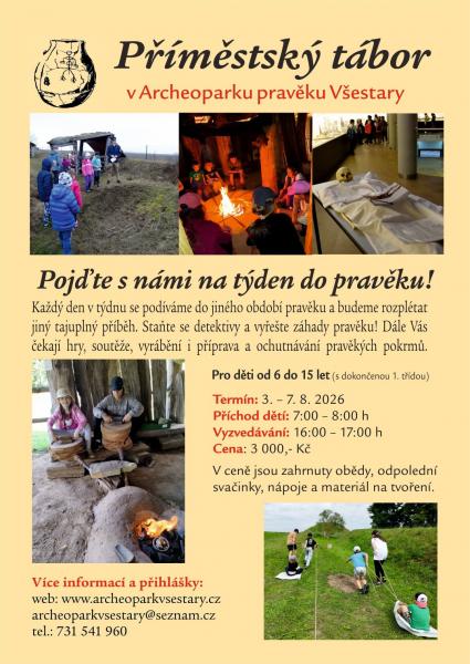 Příměstský tábor v Archeoparku pravěku Všestary