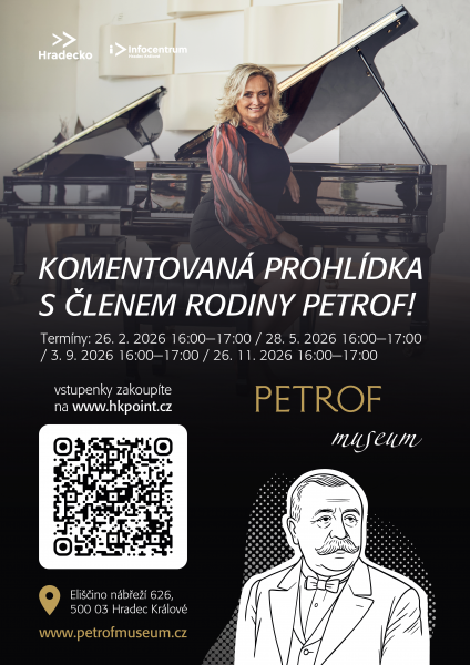Komentovaná prohlídka s členem rodiny Petrof!