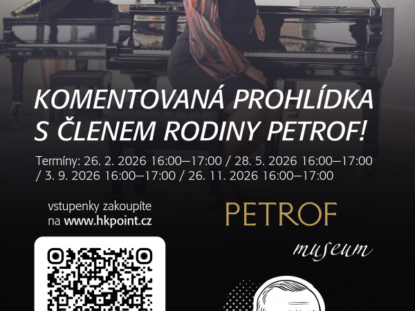 Komentovaná prohlídka s členem rodiny Petrof!