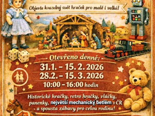 Muzeum Hraček Stuchlíkovi zve na jarní prázdniny