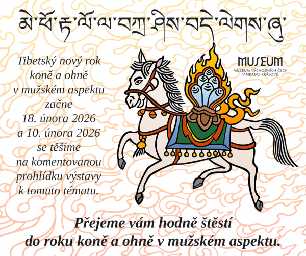 Komentovaná prohlídka: LOSAR tibetský nový rok koně a ohně