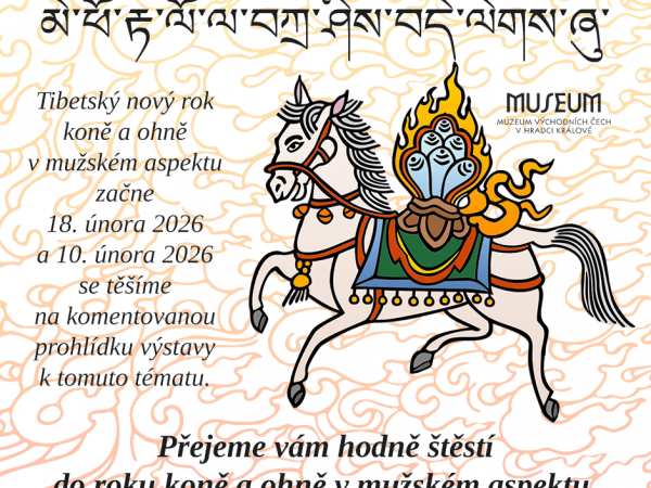 Komentovaná prohlídka: LOSAR tibetský nový rok koně a ohně