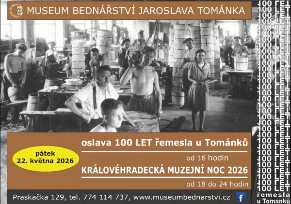 Oslava 100 LET řemesla u Tománků a Muzejní noc