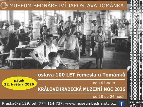 Oslava 100 LET řemesla u Tománků a Muzejní noc
