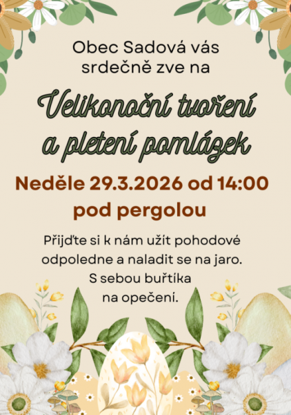 Velikonoční tvoření a pletení pomlázek