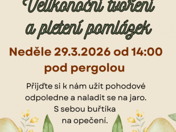 Velikonoční tvoření a pletení pomlázek