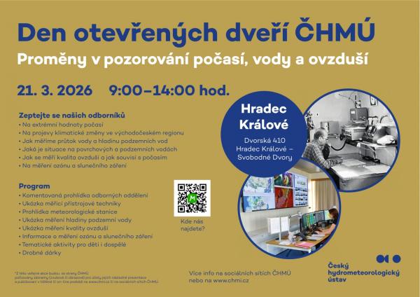 Den otevřených dveří Českého hydrometeorologického ústavu