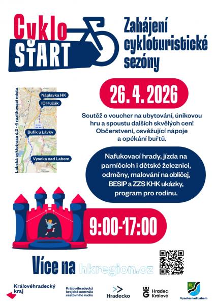 Cyklostart 2026 - zahájení cykloturistické sezony