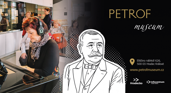 Komentovaná prohlídka expozice PETROF Musea pro seniory