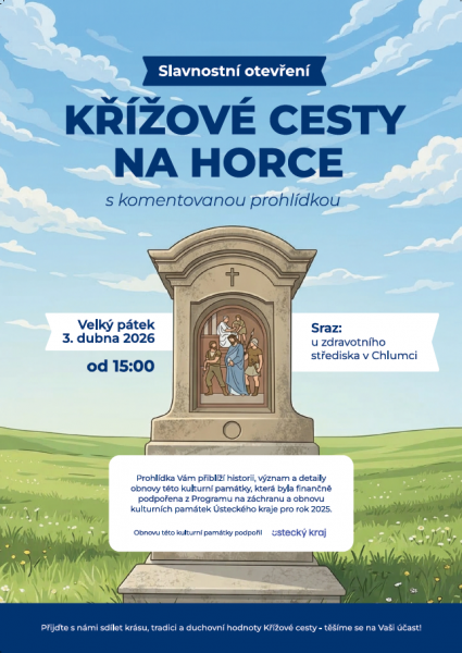 Slavnostní otevření Křížové cesty na Horce s komentovanou prohlídkou 