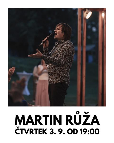 Martin Růža s klavírním doprovodem