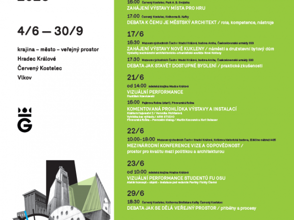 Landscape festival Hradec Králové 2026 - DOPROVODNÝ PROGRAM