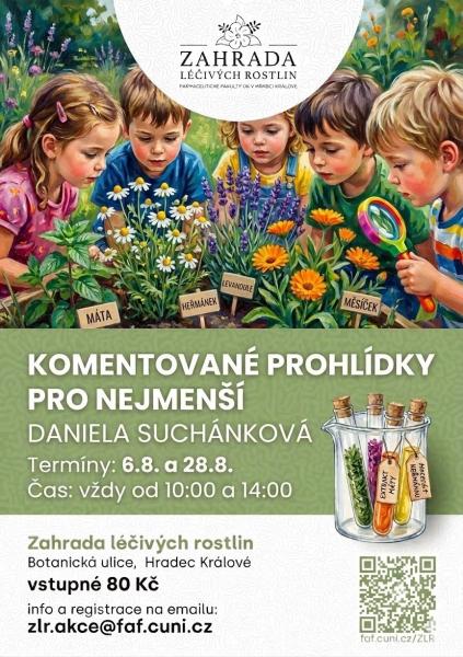 Zahrada léčivých rostlin | komentované prohlídky pro nejmenší
