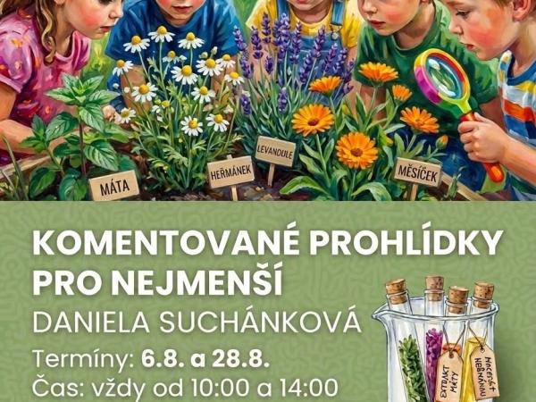 Zahrada léčivých rostlin | komentované prohlídky pro nejmenší