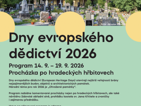 Dny evropského dědictví 2026