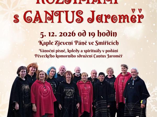 Předvánoční rozjímání s CANTUS Jaroměř